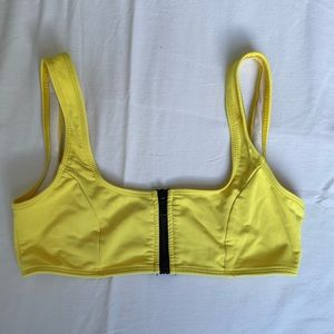Coulbourne Yellow Bikini Top